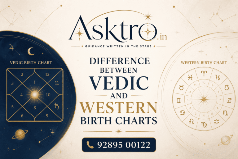 Difference Between Vedic and Western Birth Charts