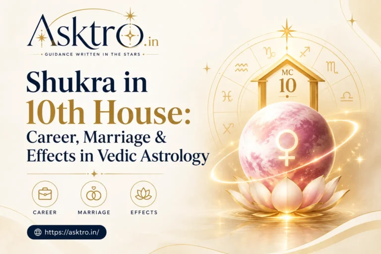 Shukra in 10th House
